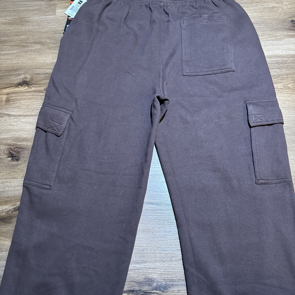 NWT Vintage Southpole Sweatpants Mens XL Brown Baggy Cargo Y2K Oversized Hip Hop - Picture 15 of 16